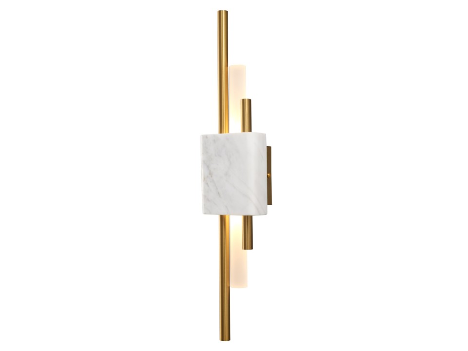 Lampa ścienna ELLIE LED marmurowa biało złota 50 cm Step Into Design