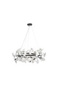 Lampa wisząca BOTANIKA 80 cm -czarna, G9, regulowana, designerska - Step Into Design