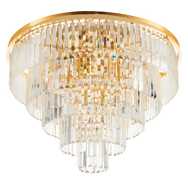 Plafon sufitowy SPLENDORE złoty 80 cm Step Into Design