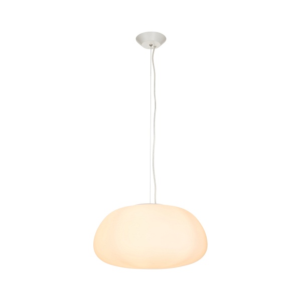 Lampa wisząca LUCIDUM FLAT biała 40 cm Step Into Design