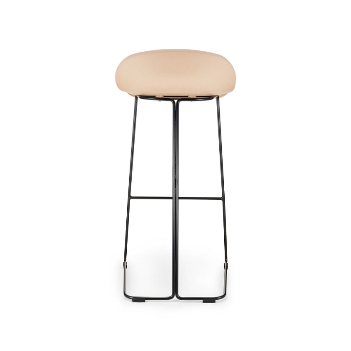 Hoker CARO BAR stołek barowy beżowy 75 cm - Step Into Design