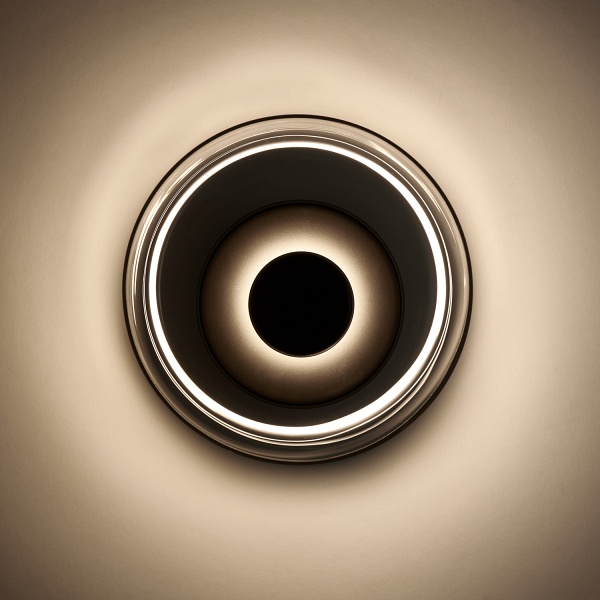 Lampa ścienna DISCO LED czarna 23 cm Step Into Design