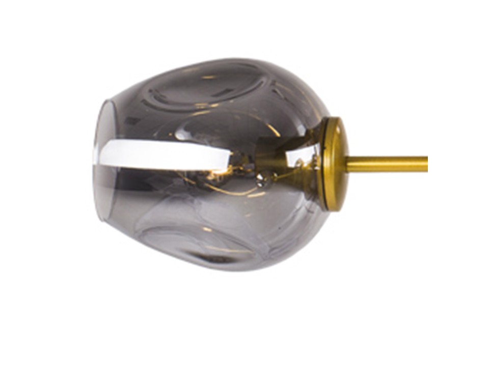 Lampa wisząca MODERN ORCHID-9 złoto szara 150 cm Step Into Design