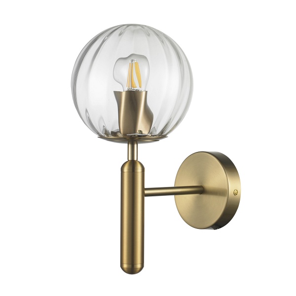 Lampa ścienna PALLA złota 15 cm Step Into Design