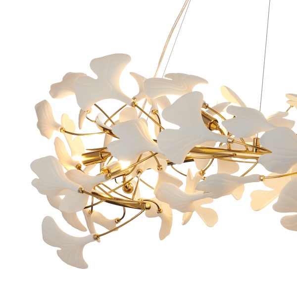 Lampa wisząca BOTANIKA złoto biała 100 cm Step Into Design