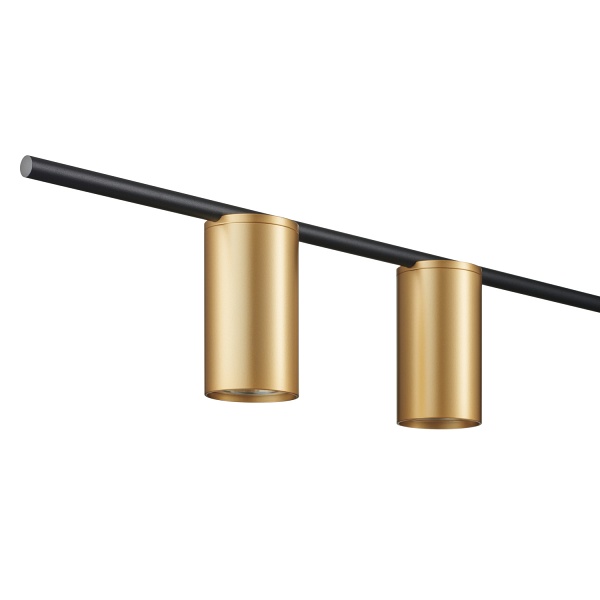 Lampa wisząca LUNGO czarno złota 135 cm Step Into Design