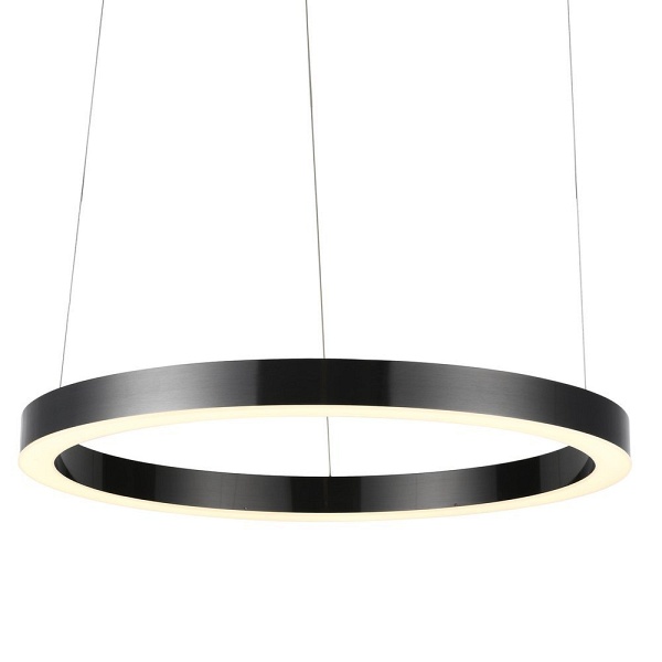 Lampa wisząca CIRCLE 80 cm - LED, ring tytanowy Step Into Design