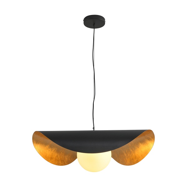 Lampa wisząca ENZO czarno złota 60 cm Step Into Design