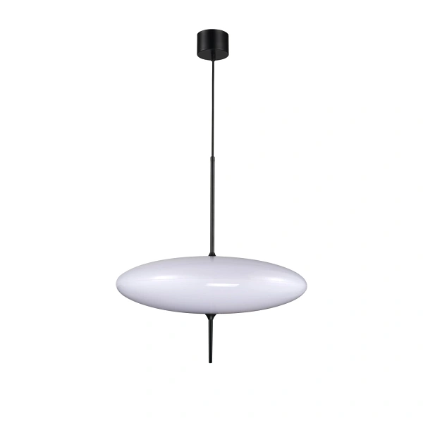 Lampa wisząca PIATTO - nowoczesna biała lampa 50 cm Step Into Design