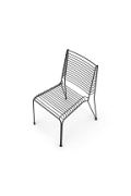Krzesło IRON metalowe czarne loftowe - Step Into Design