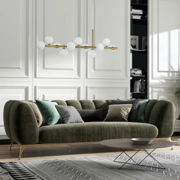 Lampa wisząca MINI MOON czarna 100 cm Step Into Design