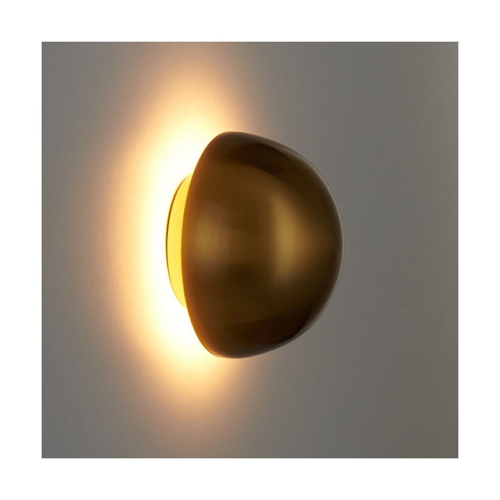 Lampa ścienna BUTTON 16 cm LED złoty - Step Into Design
