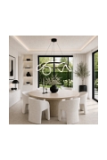 Lampa wisząca FANTASIA ROUND LED czarna 60 cm - Step Into Design