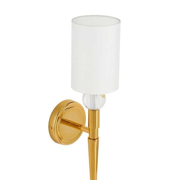 Lampa ścienna DAMA złota 52 cm glamour Step Into Design