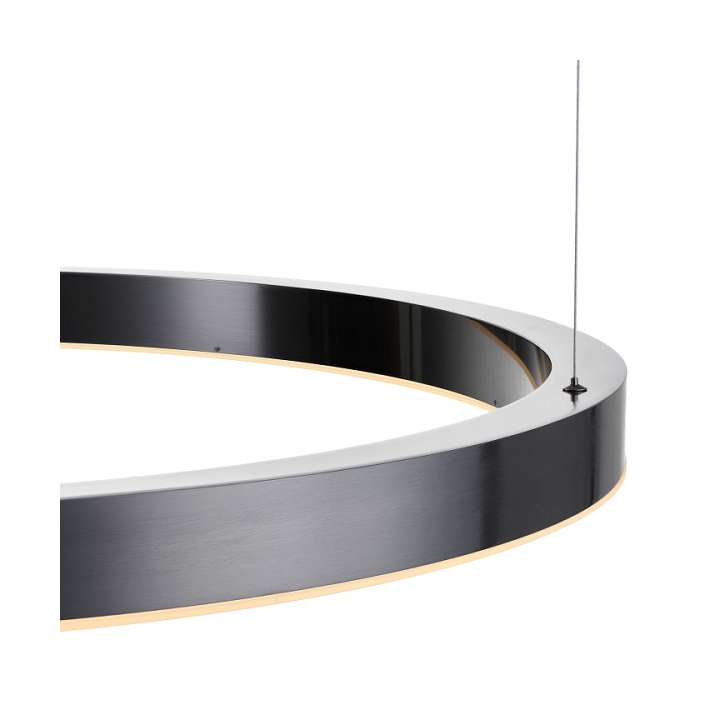 Lampa wisząca CIRCLE 100 - LED, ring tytanowy - Step Into Design