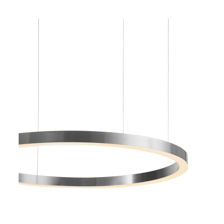 Lampa wisząca CIRCLE 120 LED nikiel szczotkowany 120 cm - Step Into Design
