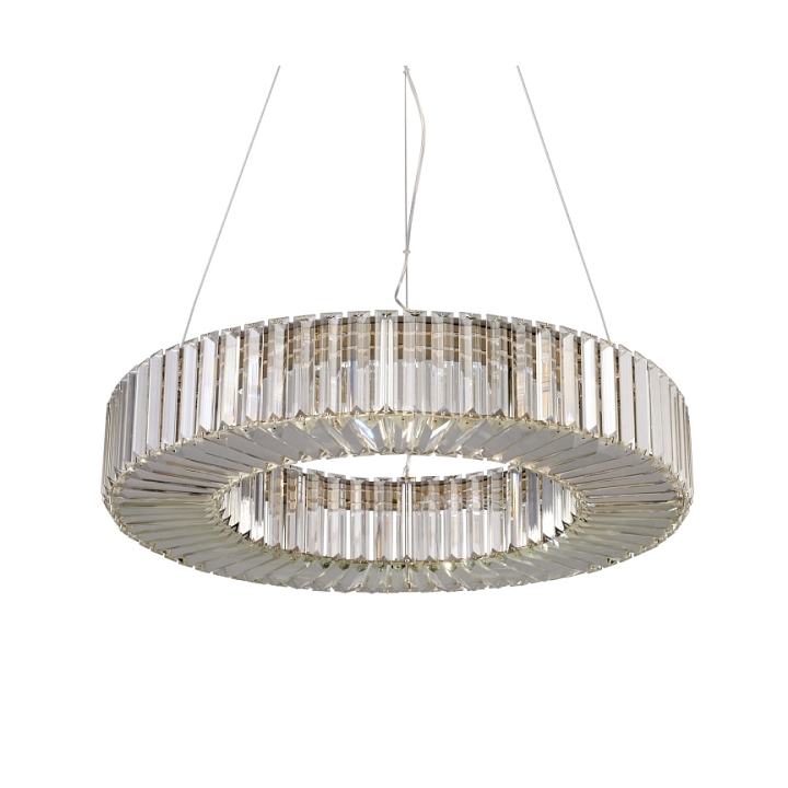 Lampa wisząca CRISTAL LED złota 60 cm - Step Into Design