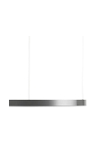 Lampa wisząca CIRCLE 100 cm - LED, ring nikiel szczotkowany - Step Into Design