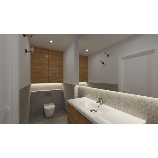 Lampa ścienna PTAK TIT LED złoto-czarna 28 cm Step Into Design