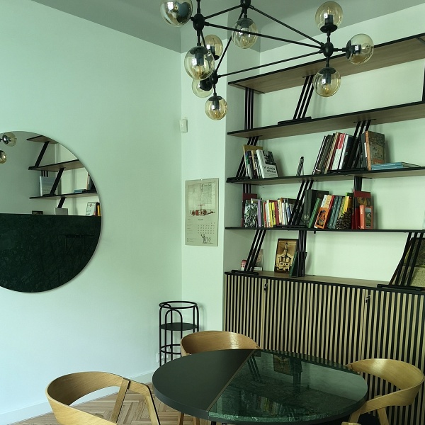 Lampa wisząca ASTRIFERO-10 transparentno czarna 90 cm Step Into Design