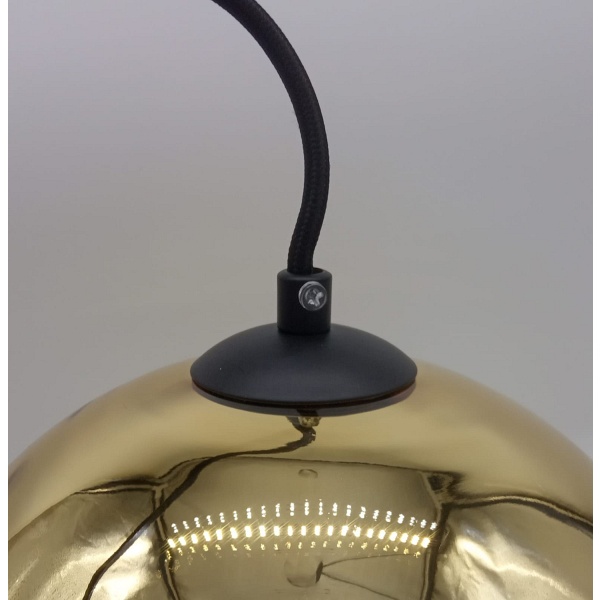 Lampa wisząca MIRROR GLOW - L złota 40 cm Step Into Design