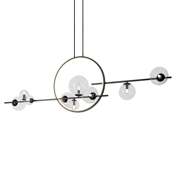Lampa wisząca ORION DOUBLE czarna 145 cm Step Into Design