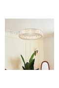 Lampa wisząca CRISTAL LED złota 60 cm - Step Into Design