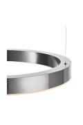 Lampa wisząca CIRCLE 60 - LED, ring nikiel szczotkowany - Step Into Design