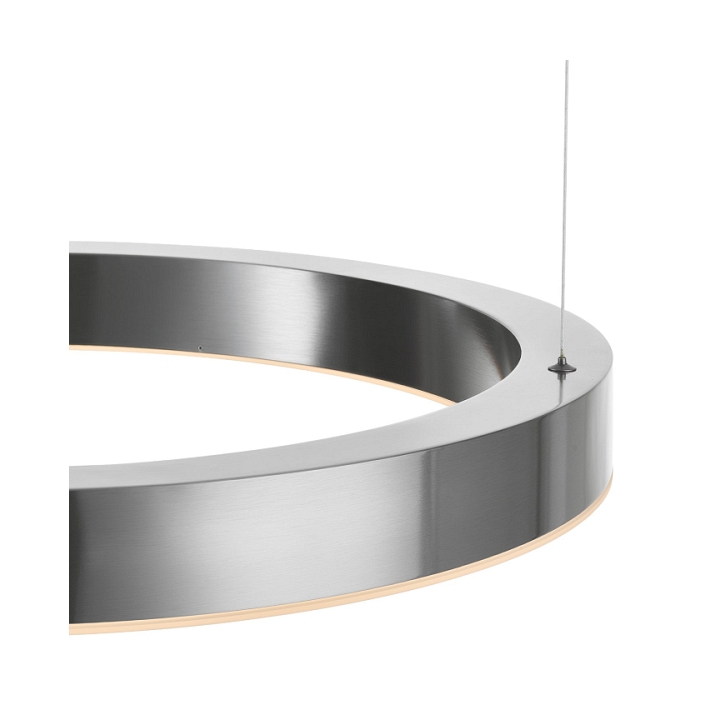 Lampa wisząca CIRCLE 60 - LED, ring nikiel szczotkowany - Step Into Design