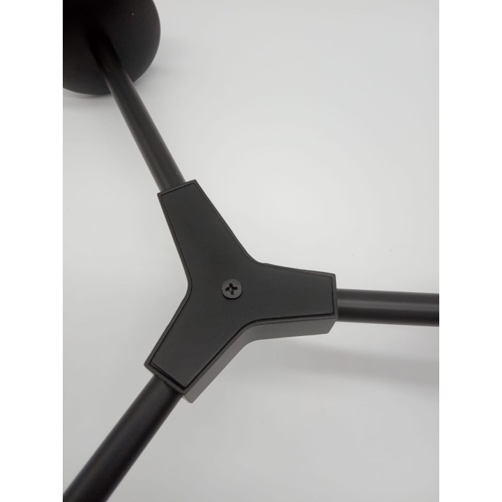 Lampa wisząca MODERN ORCHID-6 transparentno czarna 130 cm Step Into Design