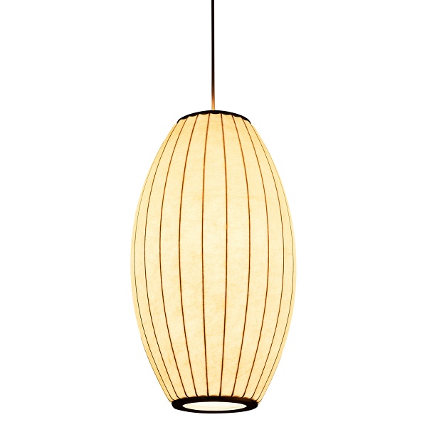 Lampa wisząca SILK BARREL biała 60 cm Step Into Design