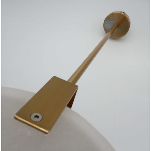 Lampa wisząca MARBLE LED marmurowo złota 30 cm Step Into Design