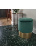 Pufa welurowa VELVET miętowa L Step Into Design