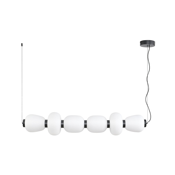 Lampa wisząca BRILLA-6 LED biało-czarna 125 cm Step Into Design