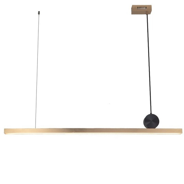 Lampa wisząca BOOGIE LED złoto czarna 88 cm Step Into Design