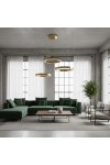 Lampa wisząca CIRCLE 80+80+80 LED złoty połysk na 1 podsufitce Step Into Design