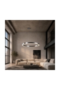 Lampa wisząca CIRCLE 120 LED tytan szczotkowany 120 cm - Step Into Design