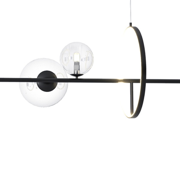 Lampa wisząca ORION LONG-90 czarna 90 cm Step Into Design
