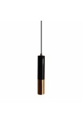 Lampa wisząca GOLDEN PIPE-1 czarno złota 5 cm Step Into Design