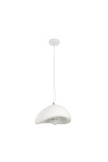 Lampa wisząca STONE biała 30 cm Step Into Design
