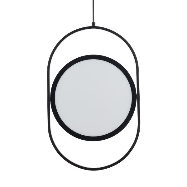 Lampa wisząca ELIPSE M LED czarna 45 cm Step Into Design