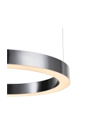 Lampa wisząca CIRCLE 60 cm - LED, ring tytanowy - Step Into Design