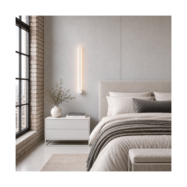 Lampa ścienna SPARO 60 cm LED biała - Step Into Design