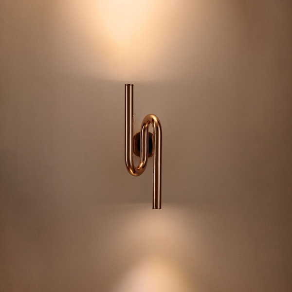 Lampa ścienna MYK LED miedziana 40 cm Step Into Design