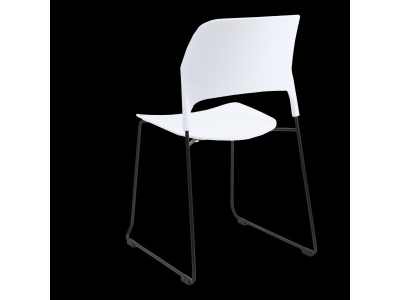 Krzesło TIPICO biało czarne Step Into Design