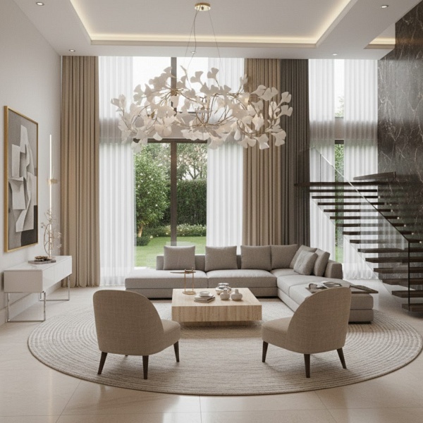 Lampa wisząca BOTANIKA WAVE 125 cm - G9, regulowana Step Into Design