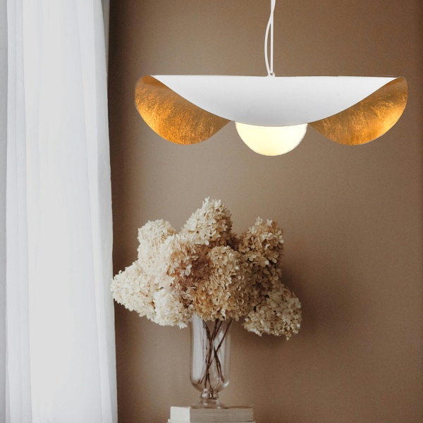 Lampa wisząca ENZO czarno złota 60 cm Step Into Design