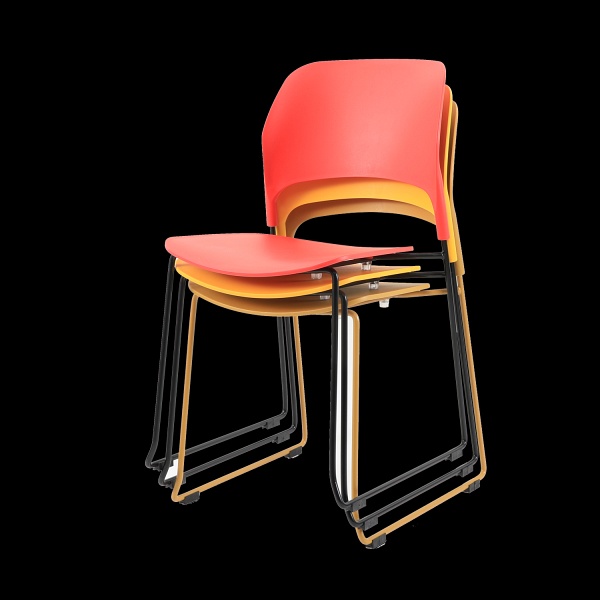 Krzesło TIPICO czerwono czarne Step Into Design