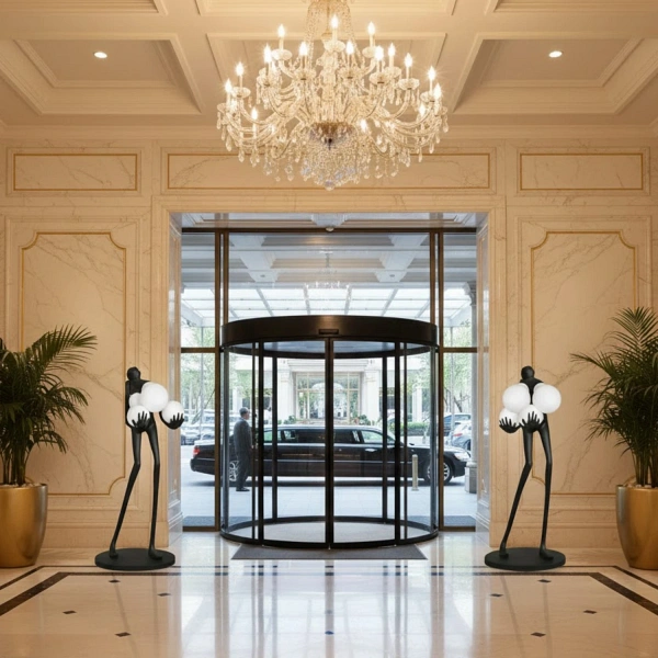 Lampa podłogowa WOMAN BLACK czarna 180 cm Step Into Design