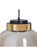 Lampa wisząca BOOM LED bursztynowo złota 25 cm Step Into Design